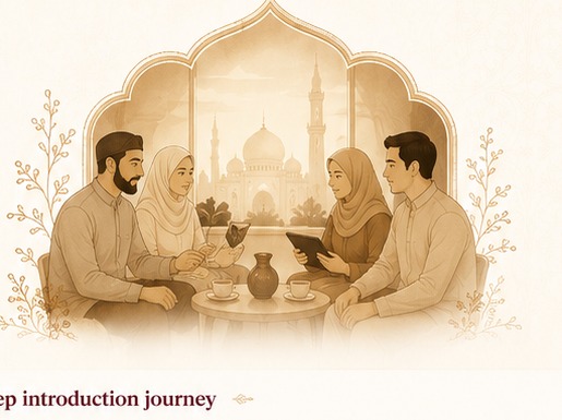 Families meeting around a table during a respectful introduction